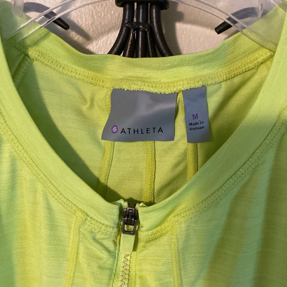 Athleta 1/4 Zip Workout Shirt - Picture 3 of 5